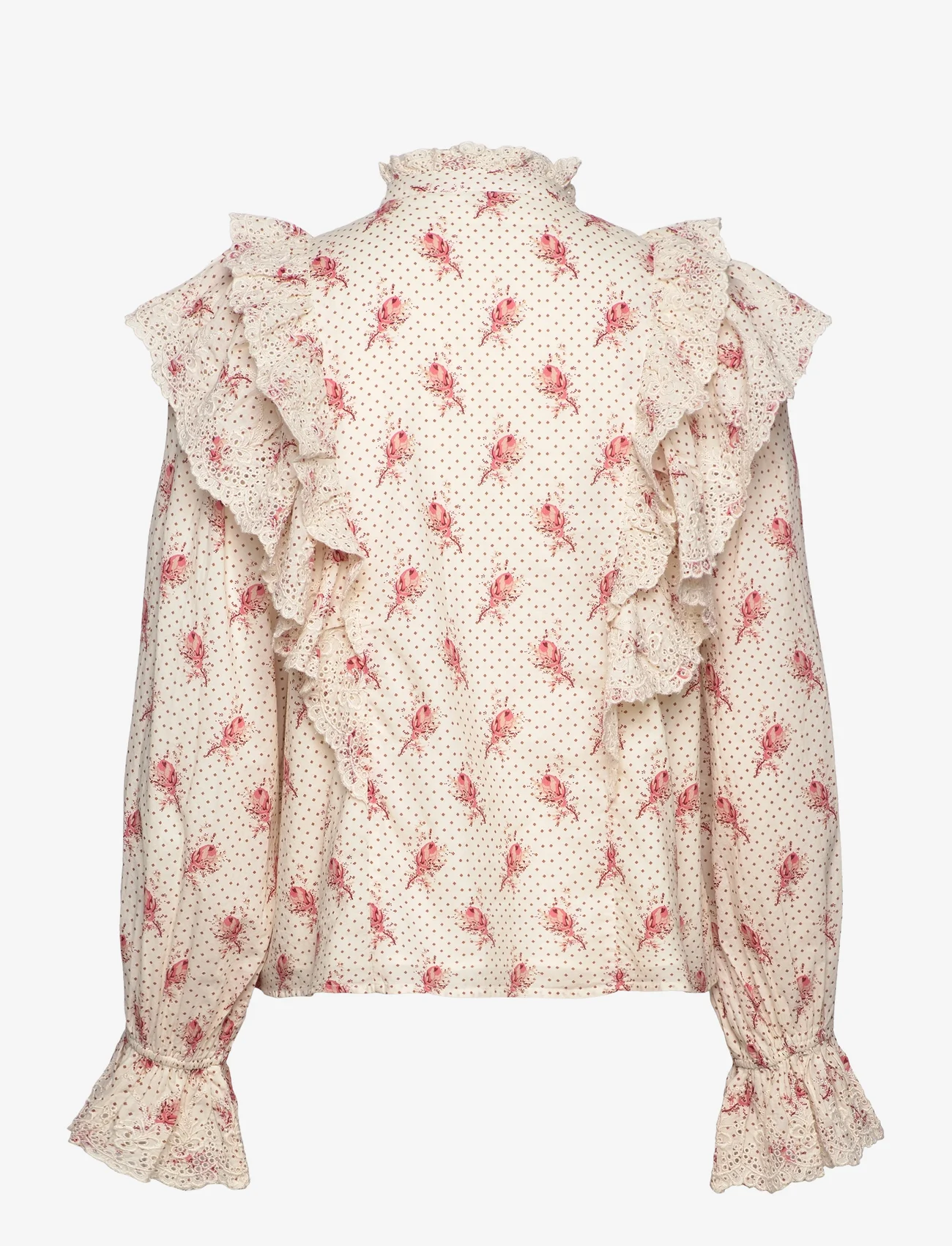 Notes du Nord - Filippa Shirt P - long-sleeved blouses - vintage rose - 1