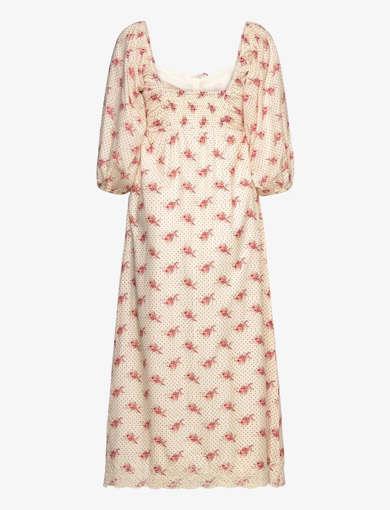 Notes du Nord - Filippa Dress P - midi kjoler - vintage rose - 1