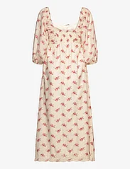 Notes du Nord - Filippa Dress P - midiklänningar - vintage rose - 1