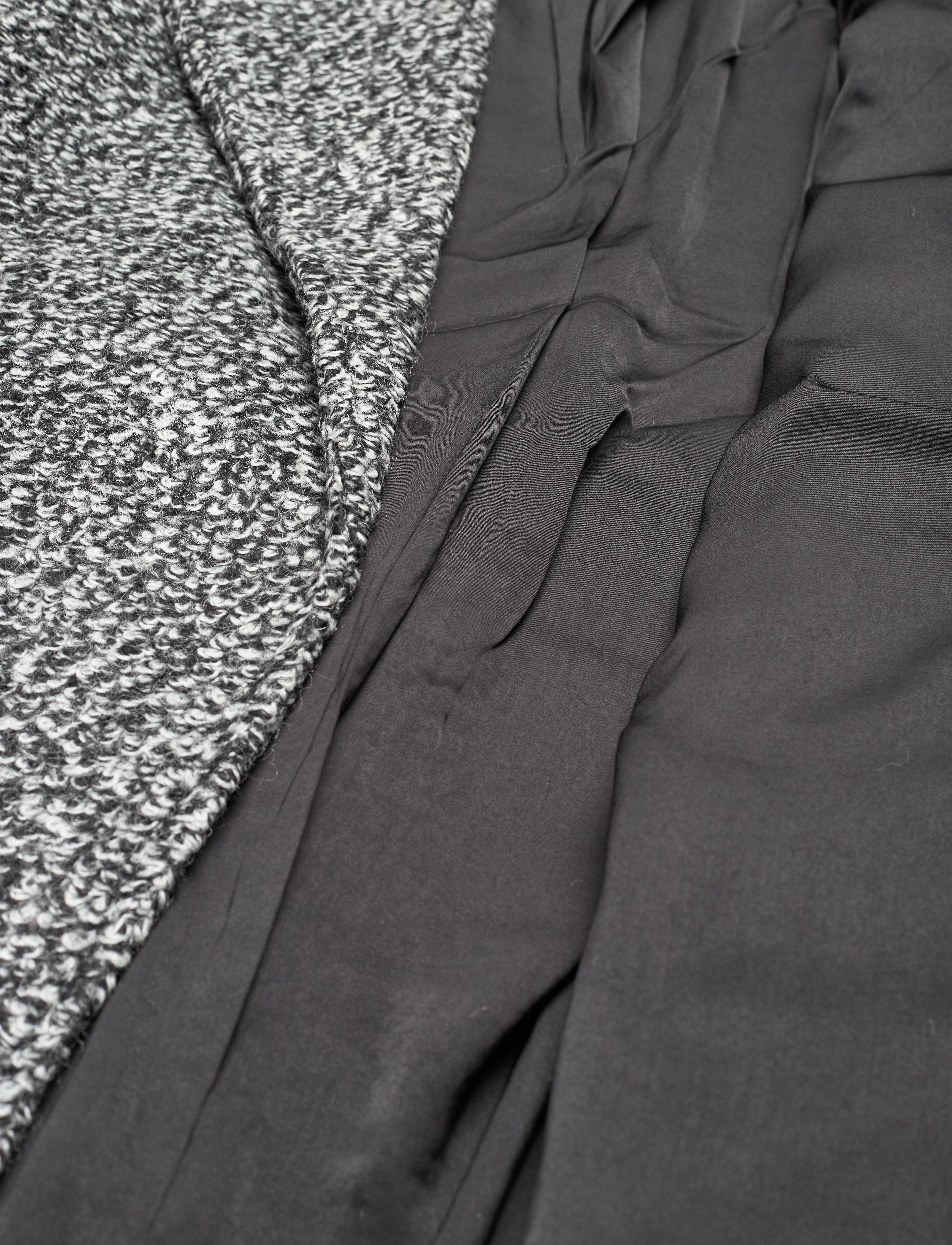 Notes du Nord - Enya Coat Noir Mix - noir mix - 4
