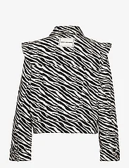 Notes du Nord - Gia Denim Jacket - forårsjakker - zebra - 1