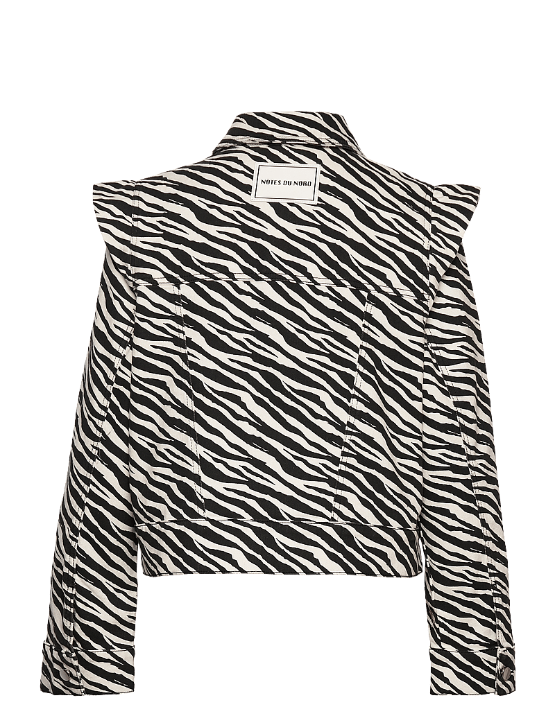 Notes du Nord - Gia Denim Jacket - frühlingsjacken - zebra - 1