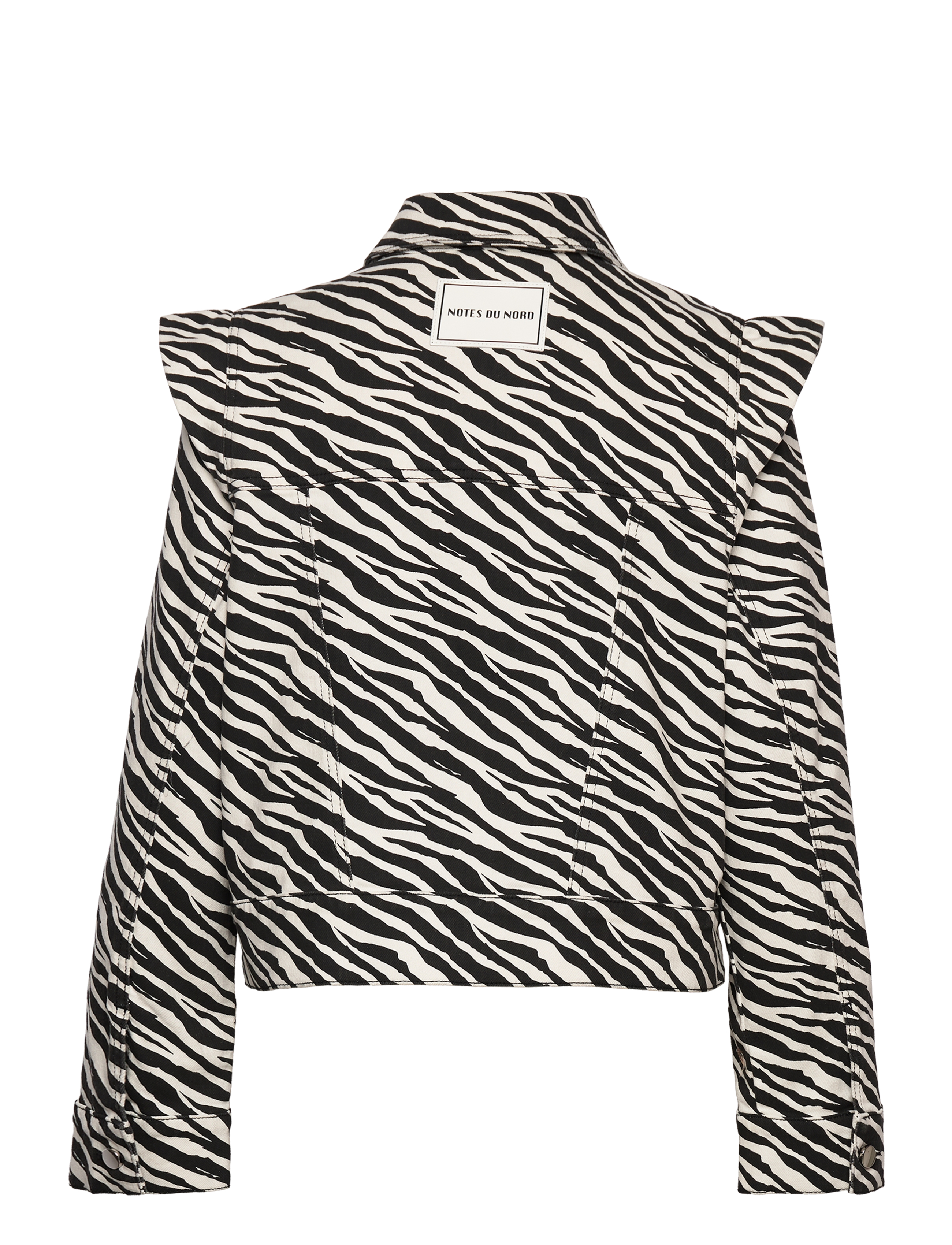 Notes du Nord - Gia Denim Jacket - yttertøy - zebra - 1