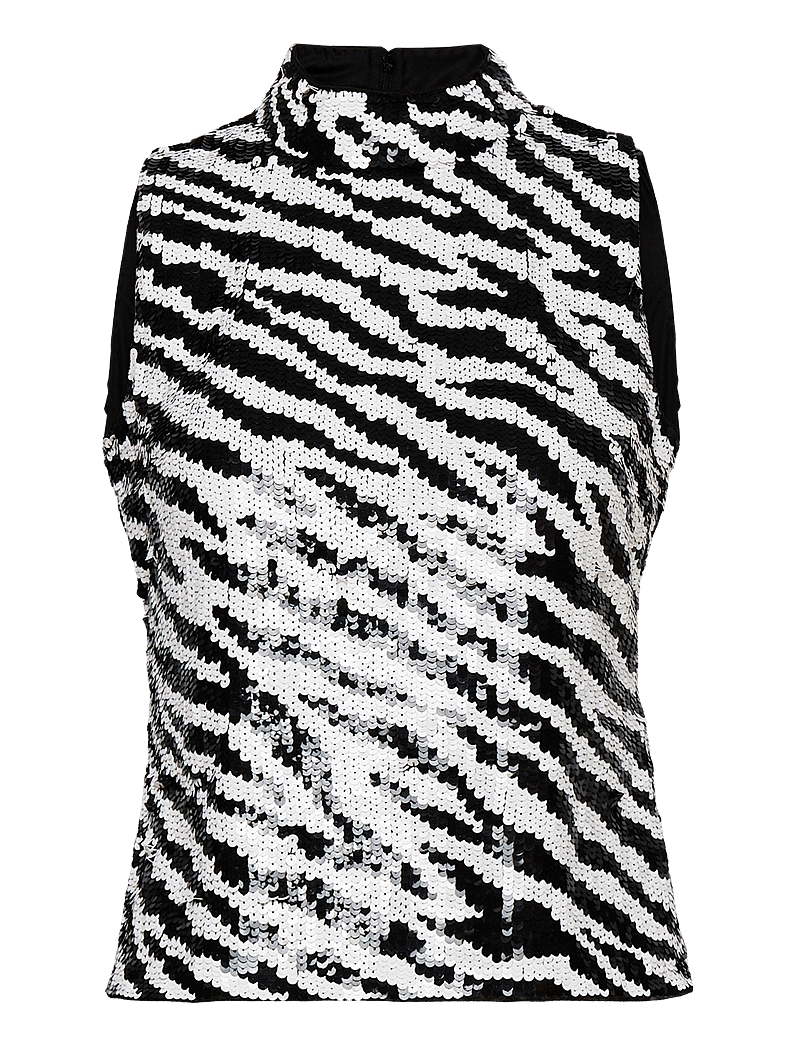 Notes du Nord - Glow Top - Ärmellose tops - zebra - 0