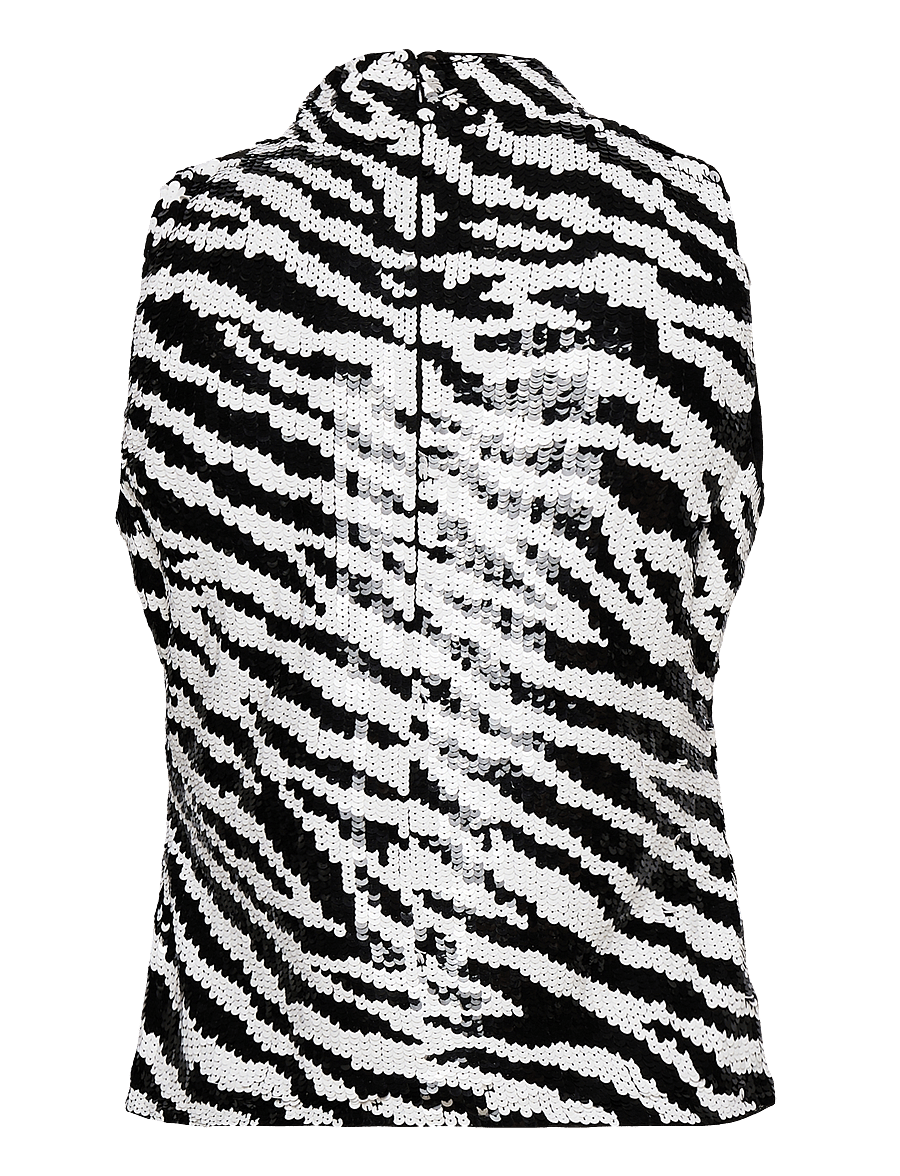 Notes du Nord - Glow Top - Ärmellose tops - zebra - 1