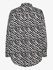 Notes du Nord - Kira Shirt P - långärmade skjortor - zebra - 1