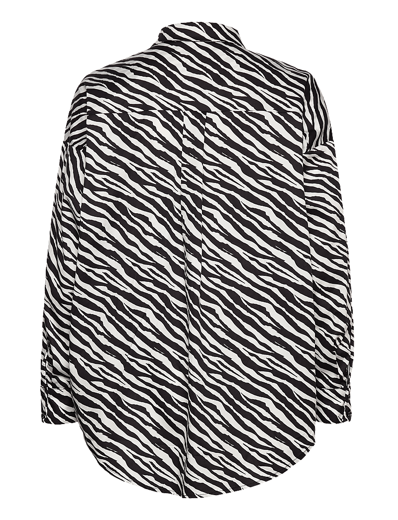 Notes du Nord - Kira Shirt P - chemises à manches longues - zebra - 1