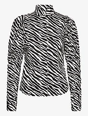 Notes du Nord - Nila Shirt P - langærmede skjorter - zebra - 0