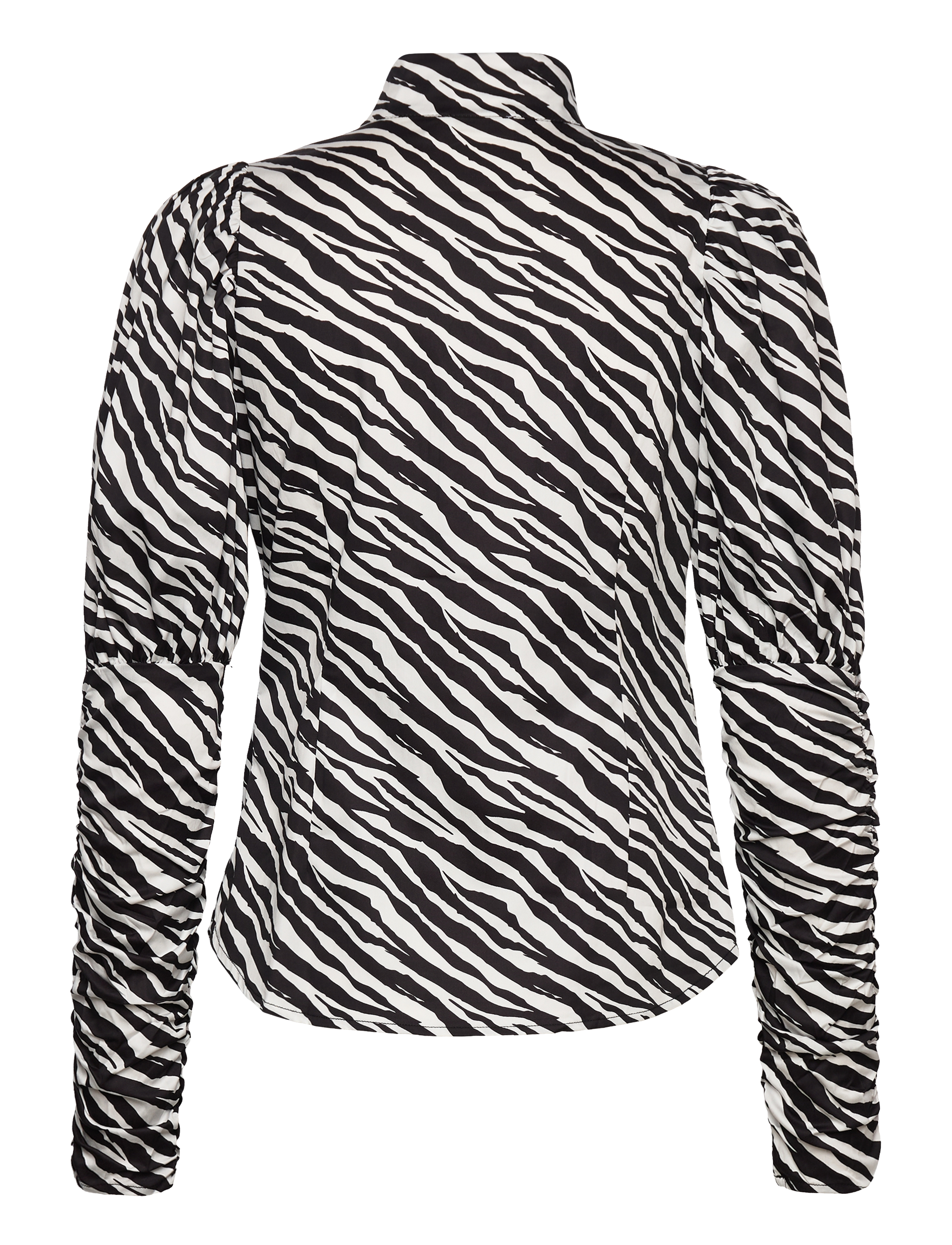 Notes du Nord - Nila Shirt P - langærmede skjorter - zebra - 1