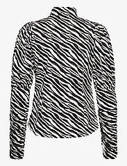 Notes du Nord - Nila Shirt P - långärmade skjortor - zebra - 1