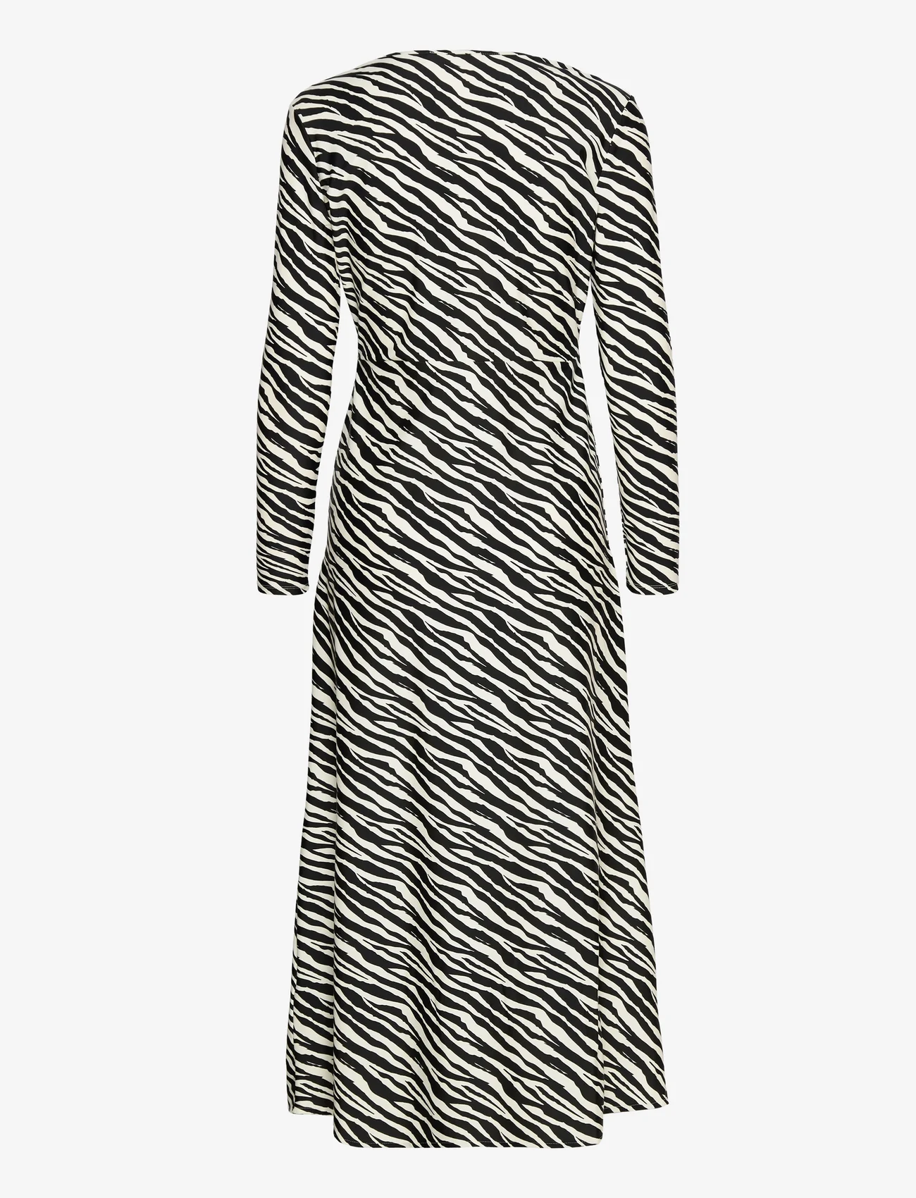 Notes du Nord - Glee Recycled Dress - t-särkkleidid - zebra - 1