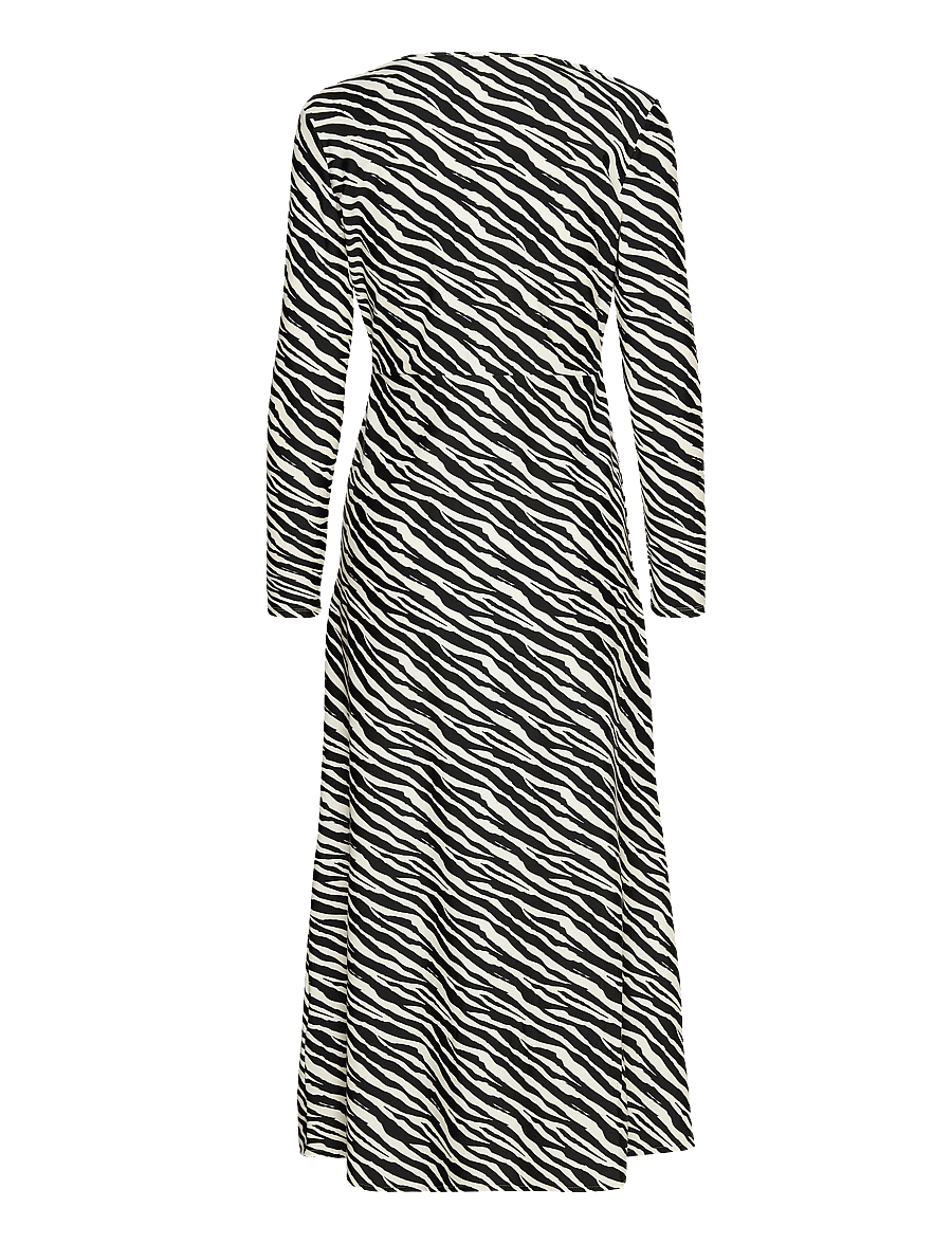 Notes du Nord - Glee Recycled Dress - t-paitamekot - zebra - 1