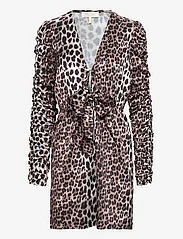 Notes du Nord - Hayes Recycled Short Dress - festtøj til outletpriser - leopard - 0