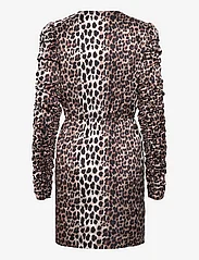 Notes du Nord - Hayes Recycled Short Dress - proginės suknelės - leopard - 1