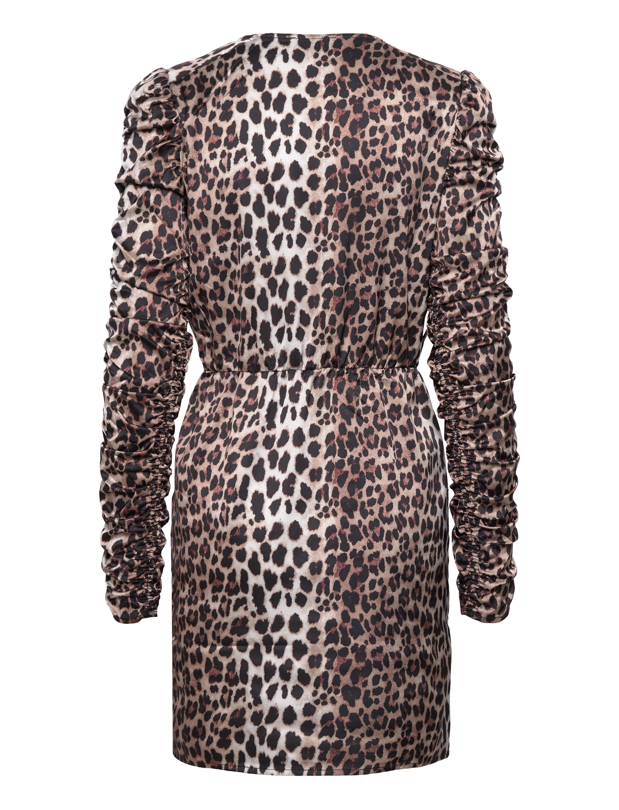 Notes du Nord - Hayes Recycled Short Dress - sommerkjoler - leopard - 1
