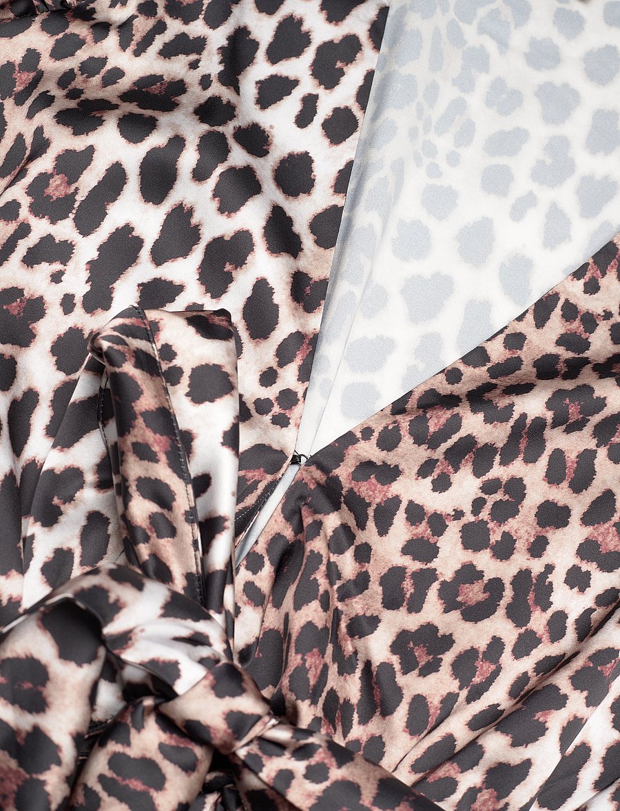 Notes du Nord - Hayes Recycled Short Dress - sommerkjoler - leopard - 2