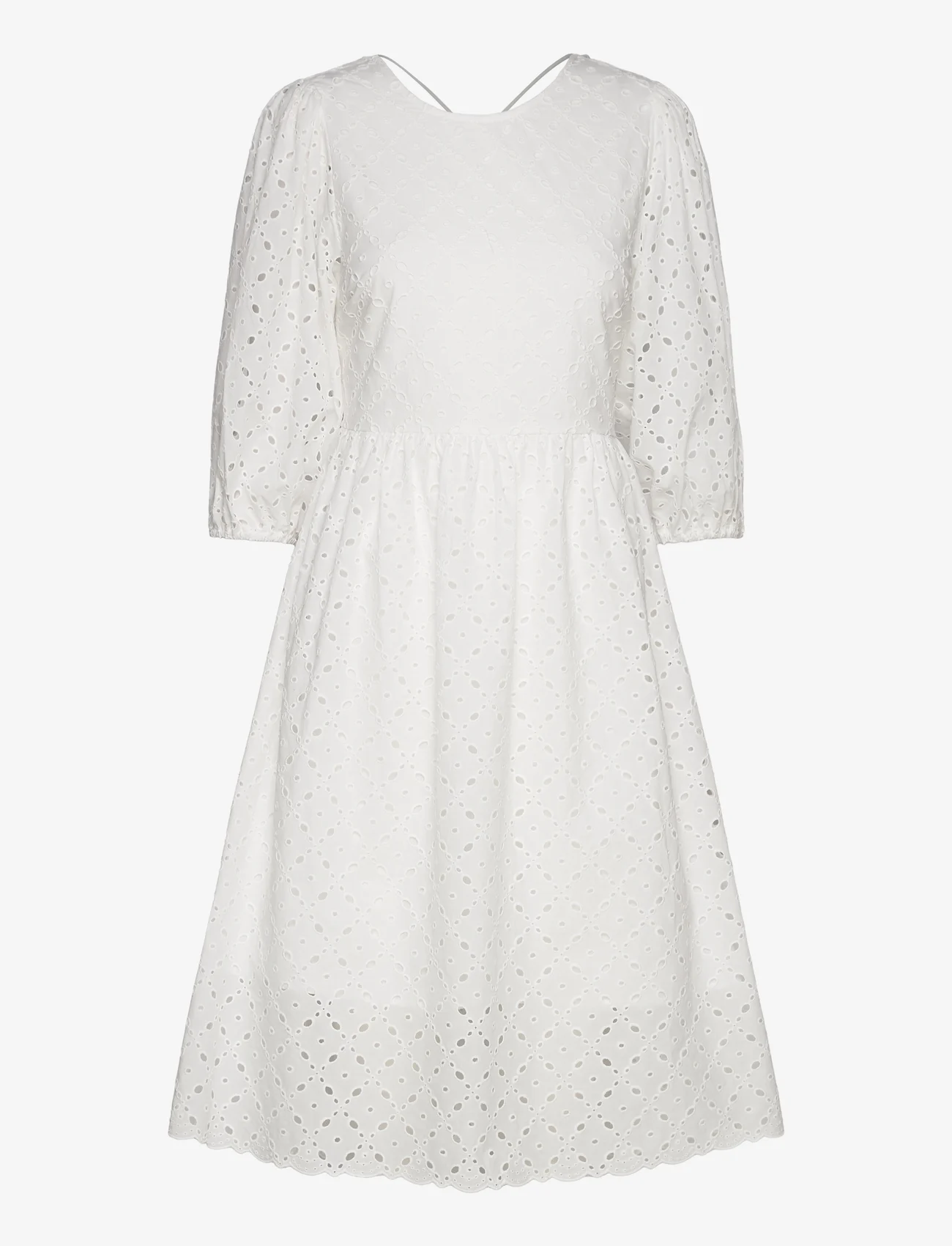Notes du Nord - Honey Short Dress - vakarėlių drabužiai išparduotuvių kainomis - white - 0