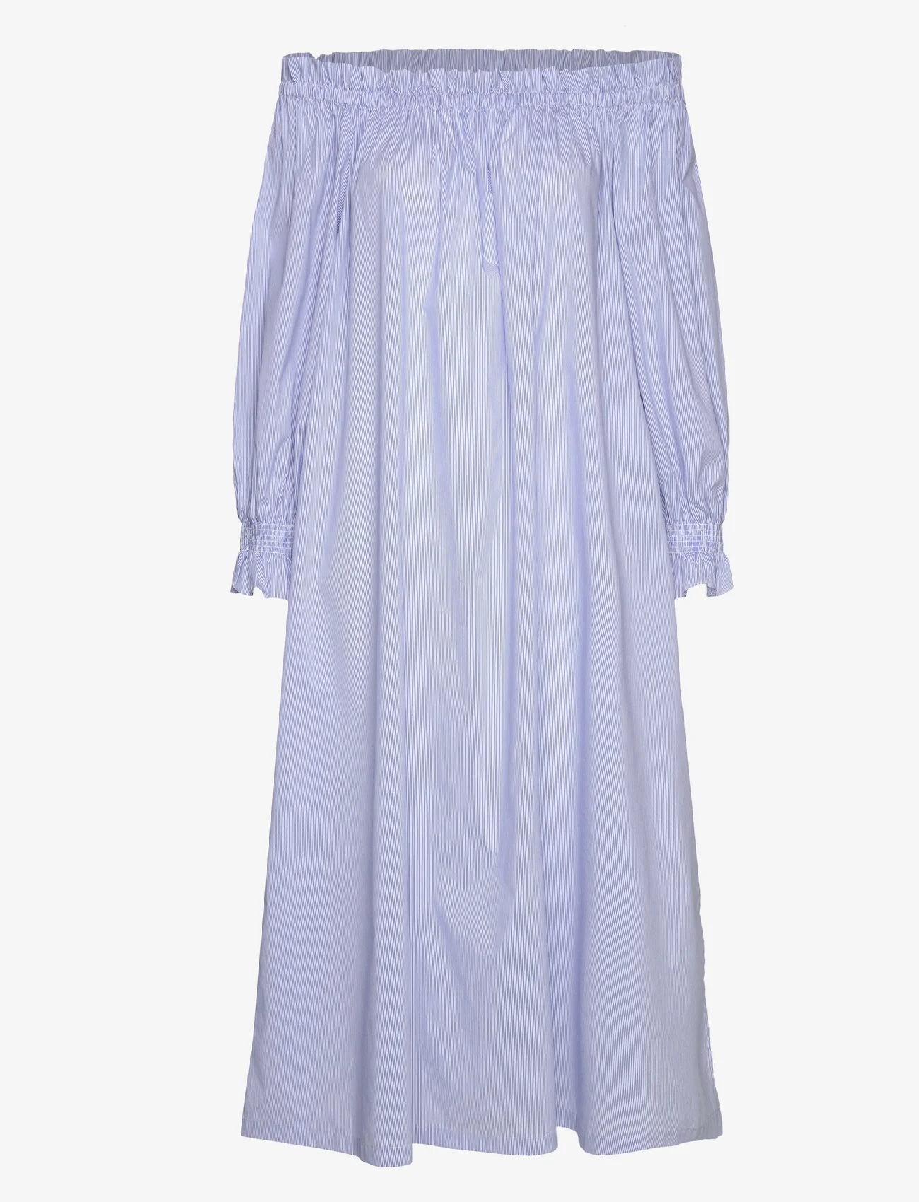 Notes du Nord - Harmony Stripe Dress - hemdkleider - blue stripe - 0