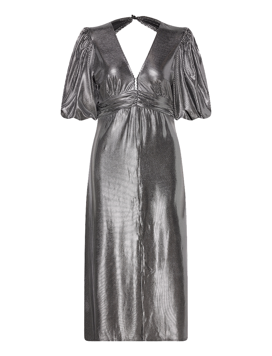 Notes du Nord - Ivetta Dress - festkjoler - silver - 0