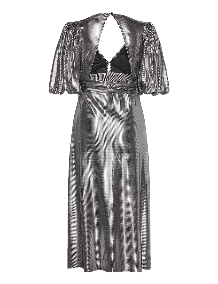 Notes du Nord - Ivetta Dress - festkjoler - silver - 1