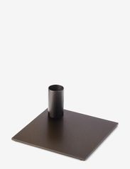 novoform - Square Candle Holder - zemākās cenas - dark bronze - 0