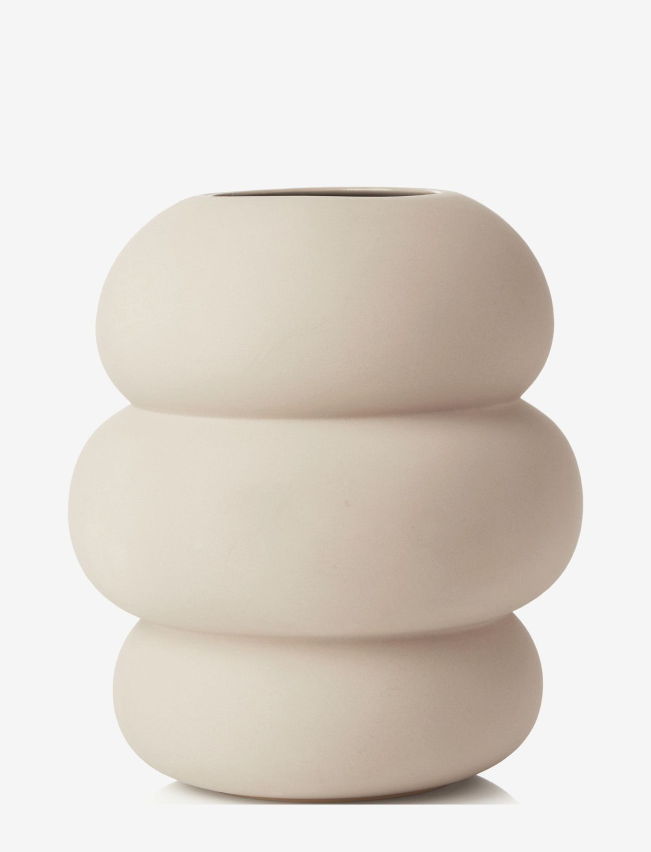 novoform - SOFT SHAPE ceramic vase - grote vazen - beige - 0