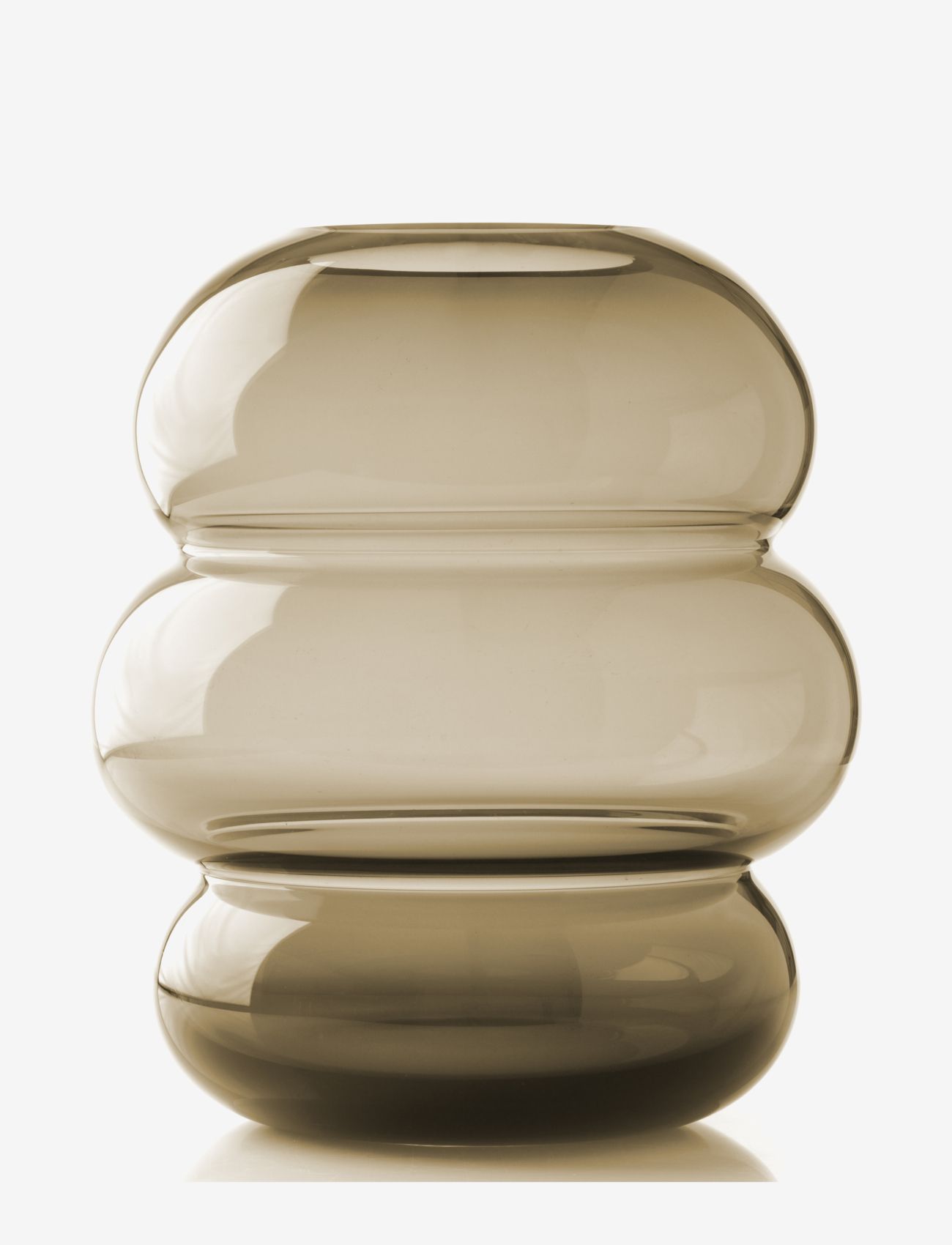 Novoform - SOFT SHAPE glass vase - smoke - 0