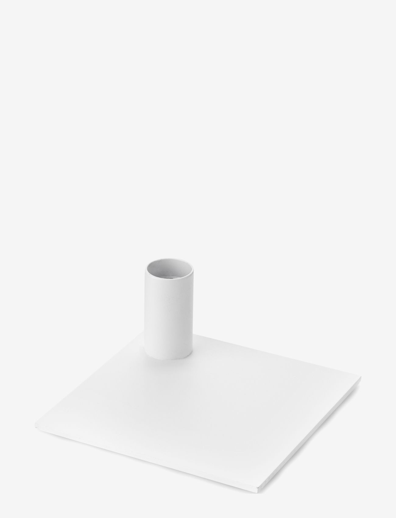 Novoform - Square Candle Holder - laveste priser - white - 1