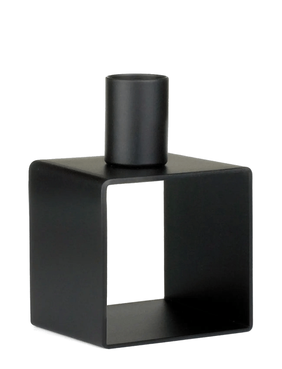 Novoform - FRAME 1 candle holder - kerzenständer - matte black - 1