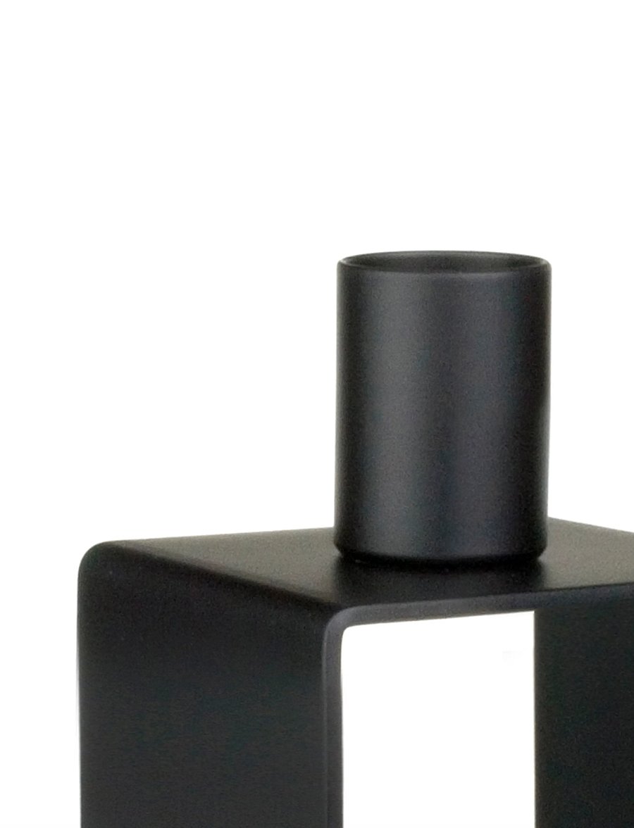 Novoform - FRAME 1 candle holder - kerzenständer - matte black - 4
