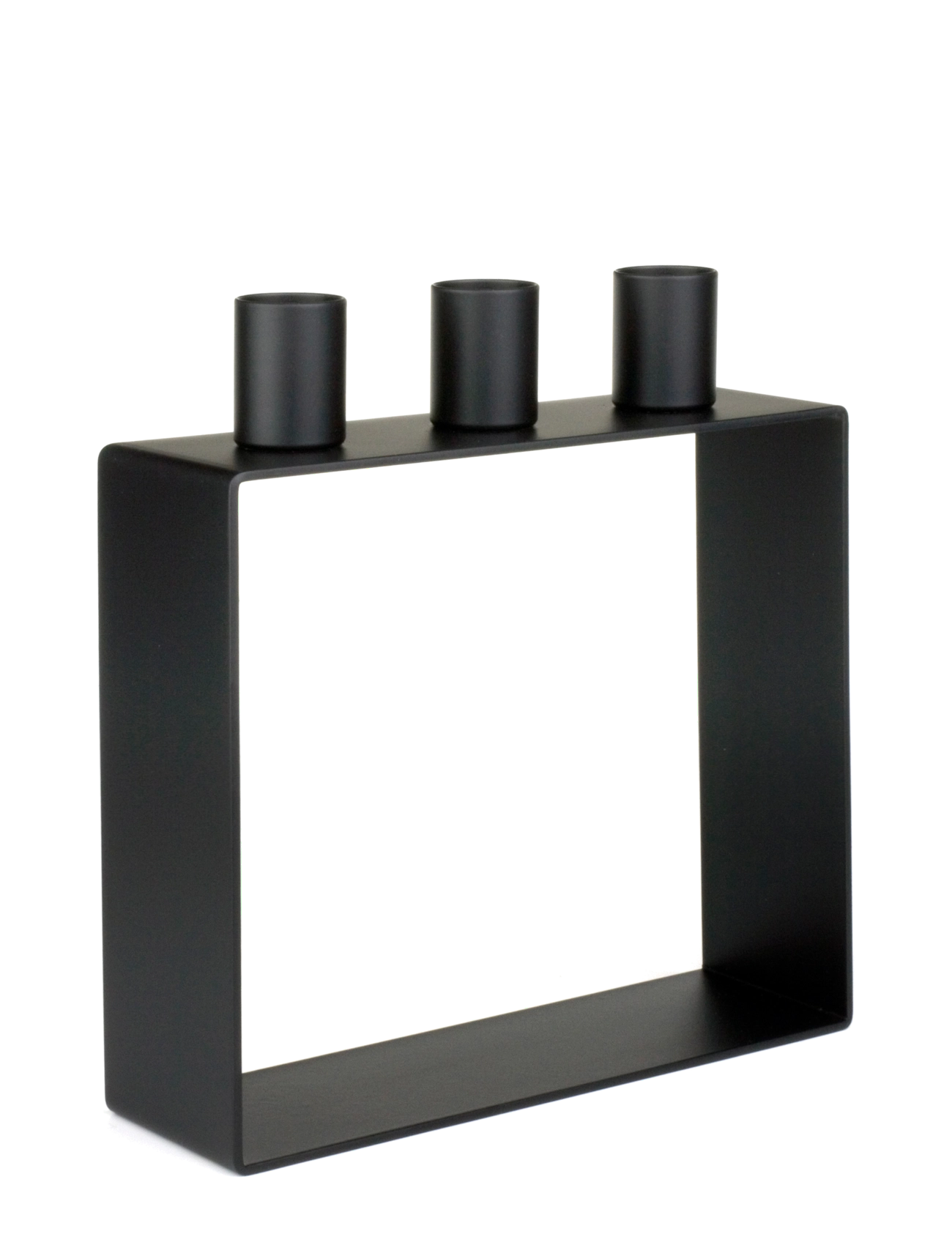 Novoform - FRAME 3 candle holder - lysestager - matte black - 2