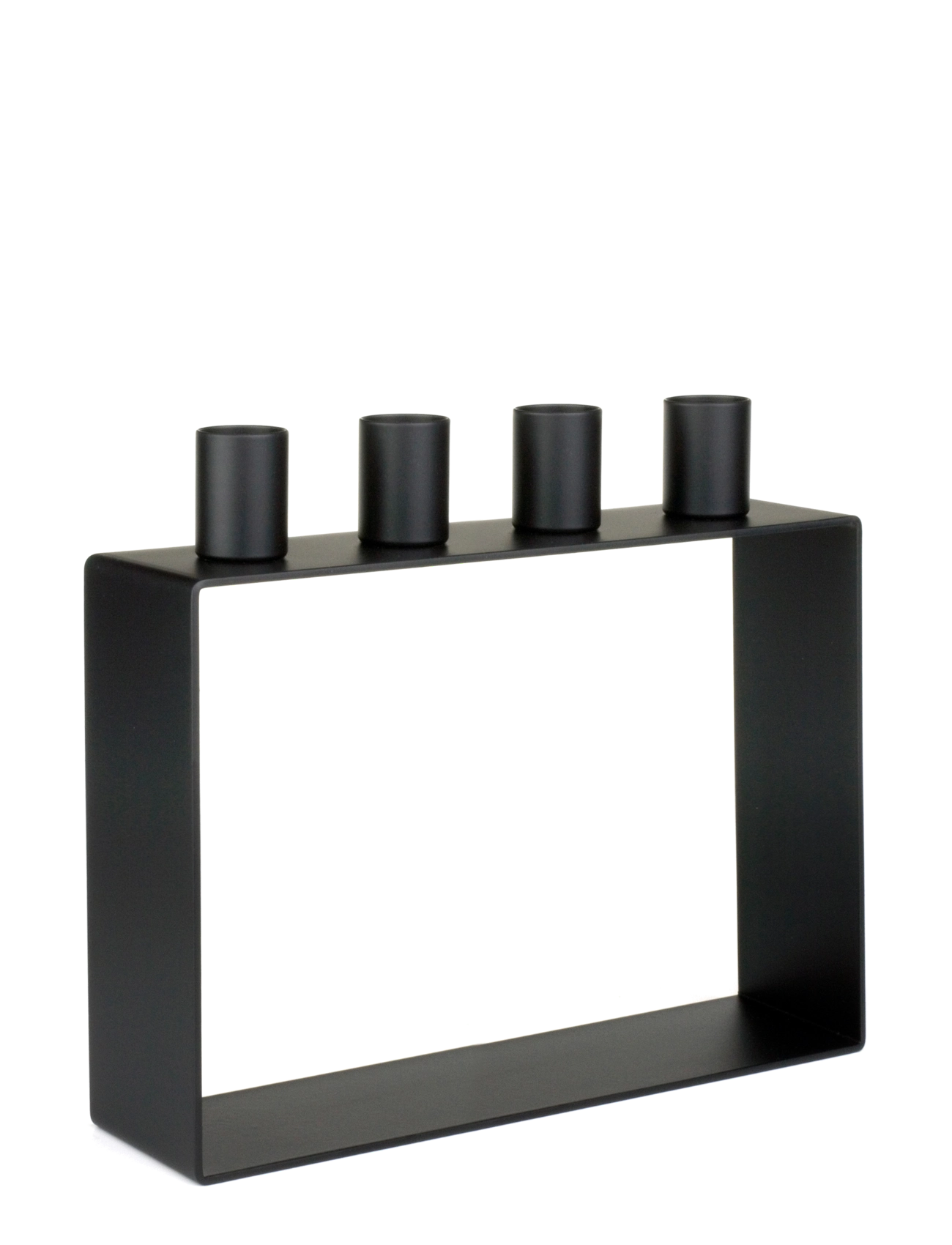 Novoform - FRAME 4 candle holder - lysestager - matte black - 2