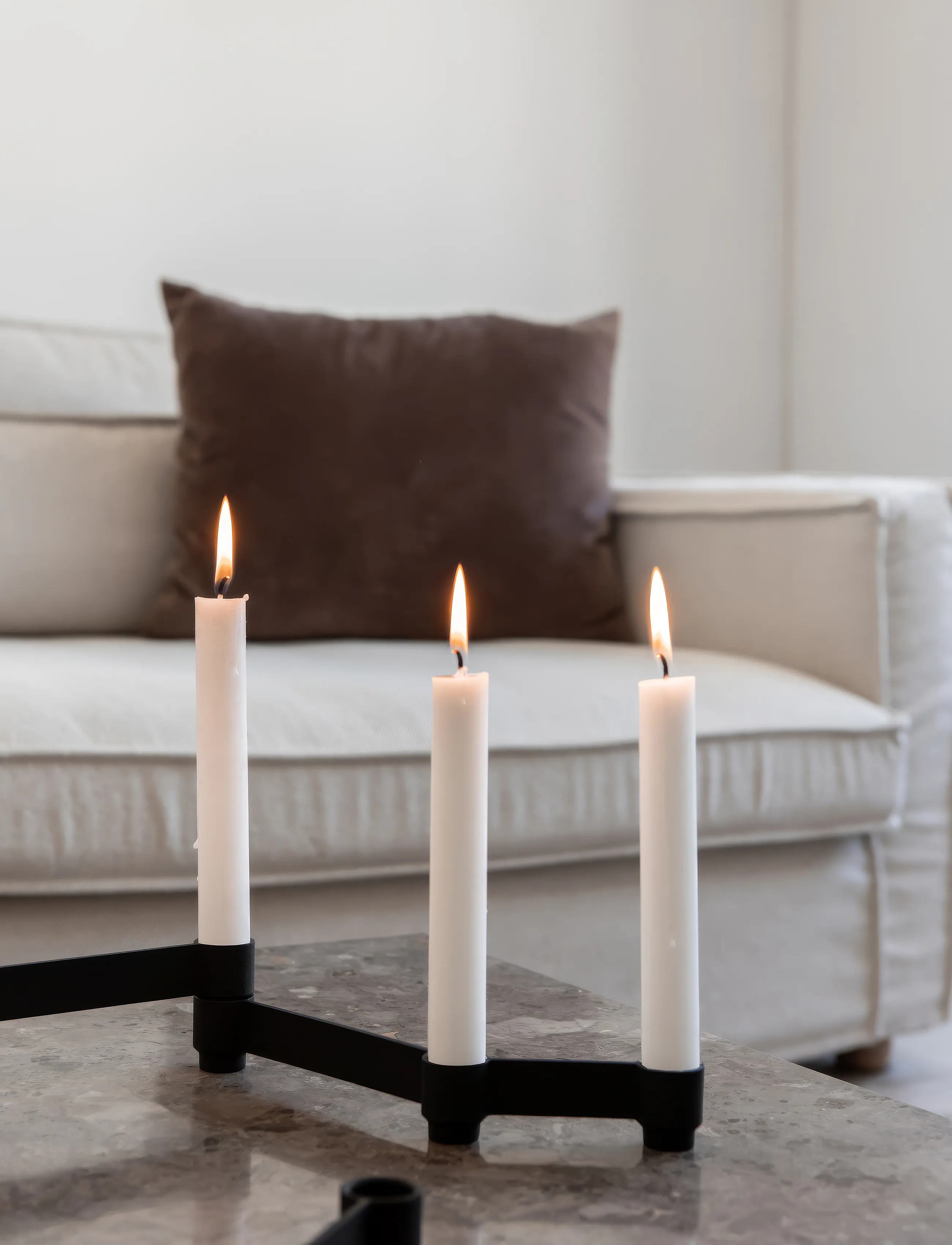 Novoform - SERO modular candle holder black - lysestager - matte black - 3