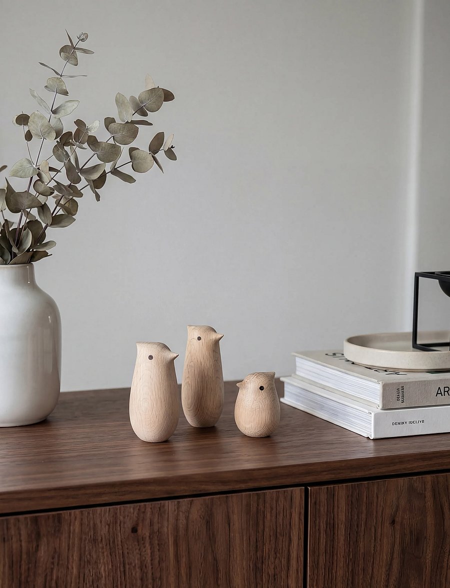 Novoform - MAMA SONGBIRD Natural oak - træfigurer - natural oak - 1