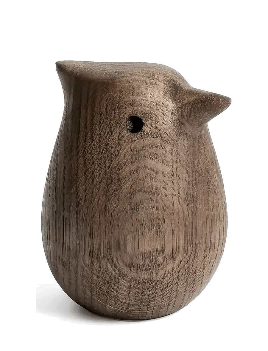 Novoform - BABY SONGBIRD - træfigurer - smoked oak - 1