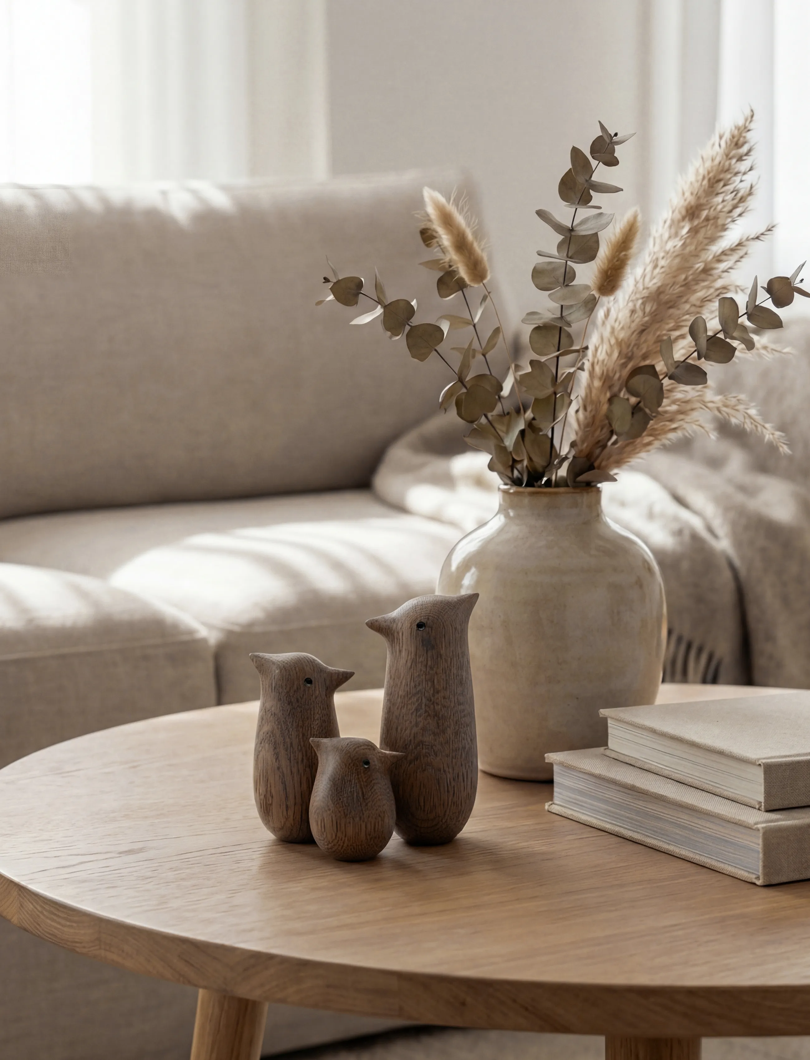 Novoform - MAMA SONGBIRD Smoke stained oak - træfigurer - smoked oak - 1