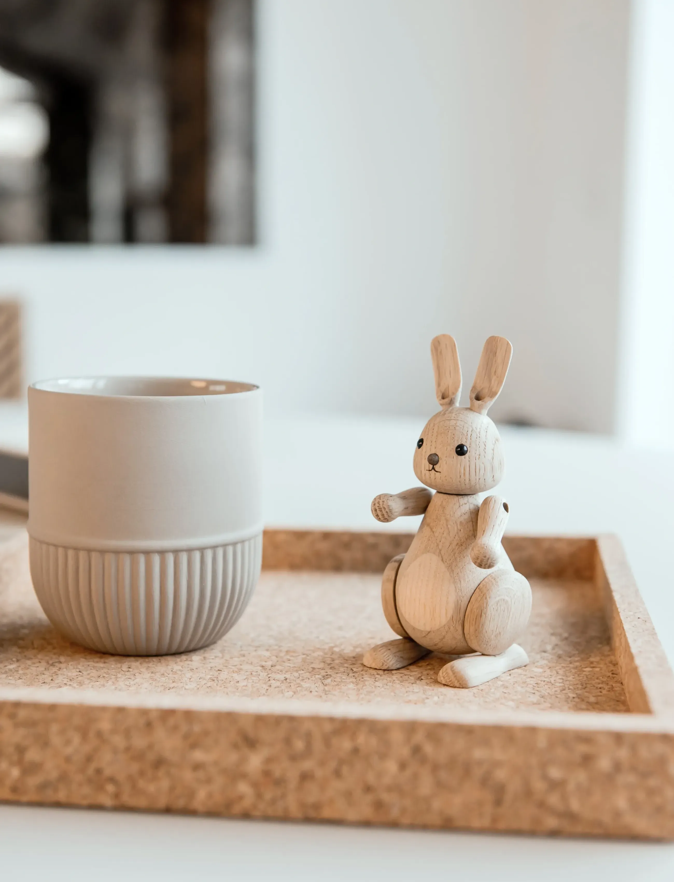 Novoform Bunny Natural Oak And Ash, One Size, Decorative Accessories-details - Wooden Figures, Homeware