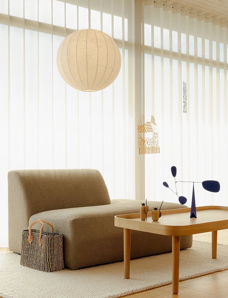 Novoform - FW01 Malmö pendant - rippvalgustid - white - 0