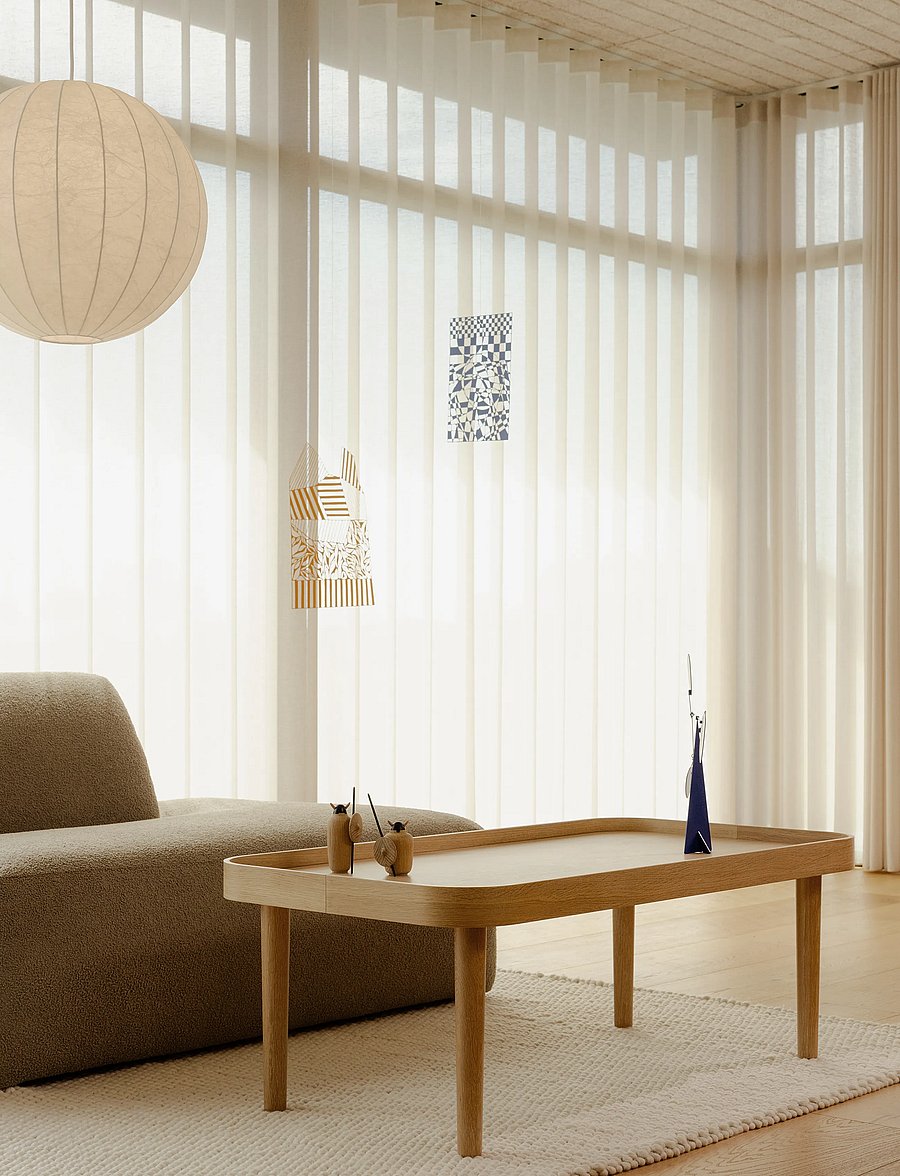 Novoform - FW01 Malmö pendant - rippvalgustid - white - 4