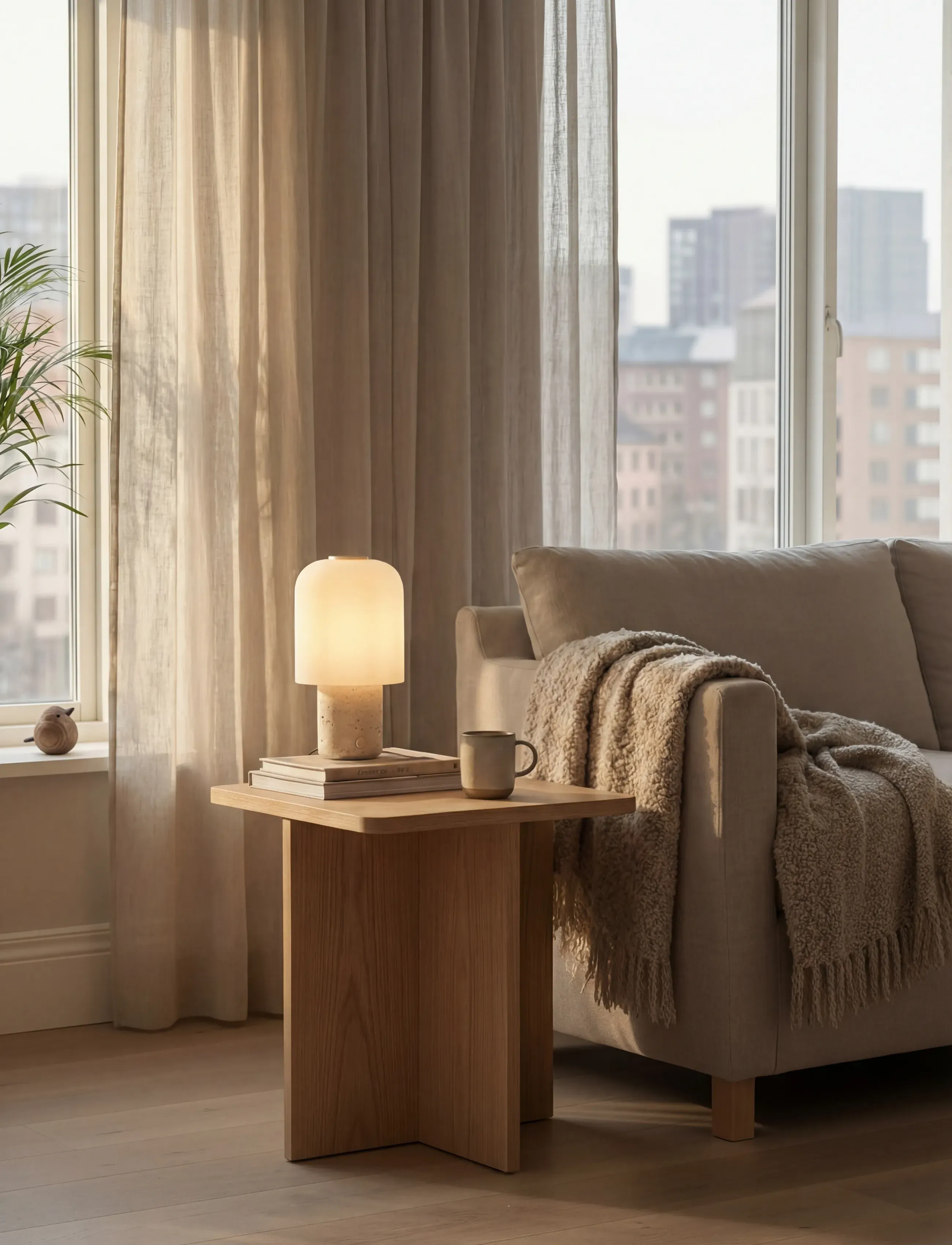 Novoform Tokyo Table Lamp, One Size, Lamps, Weiß - Homeware