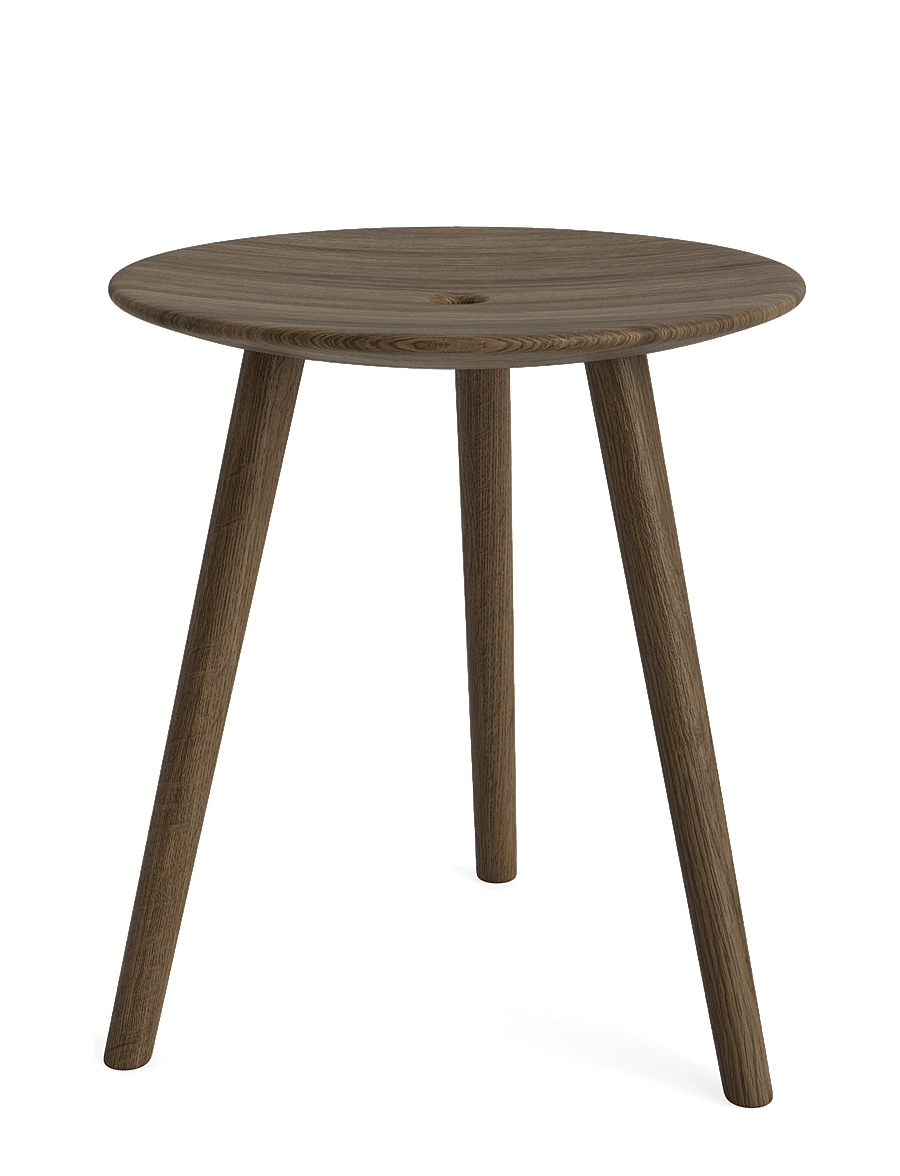 Novoform - DI VOLO stool 45cm - dark oak - smoked oak - 0