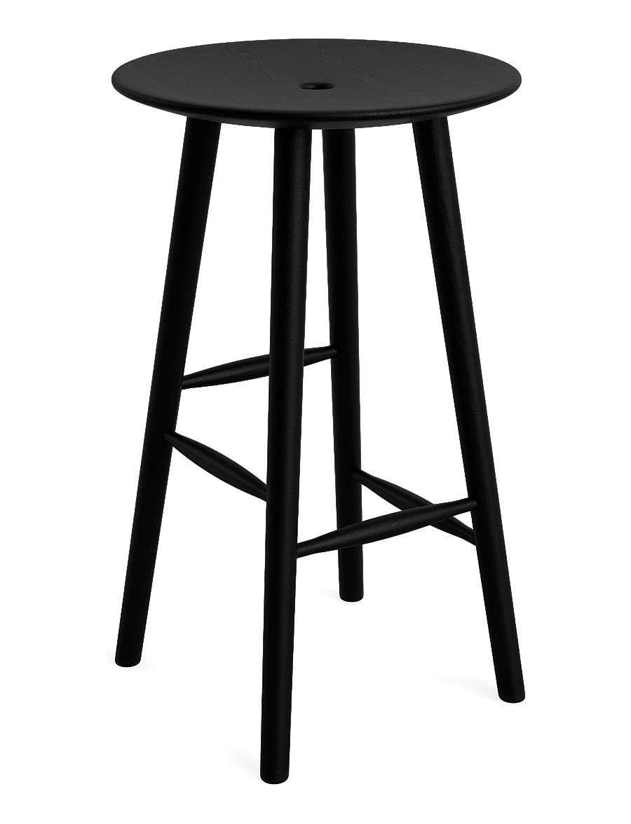 Novoform - DI VOLO counter stool 65cm - black oak - barhocker - black - 1