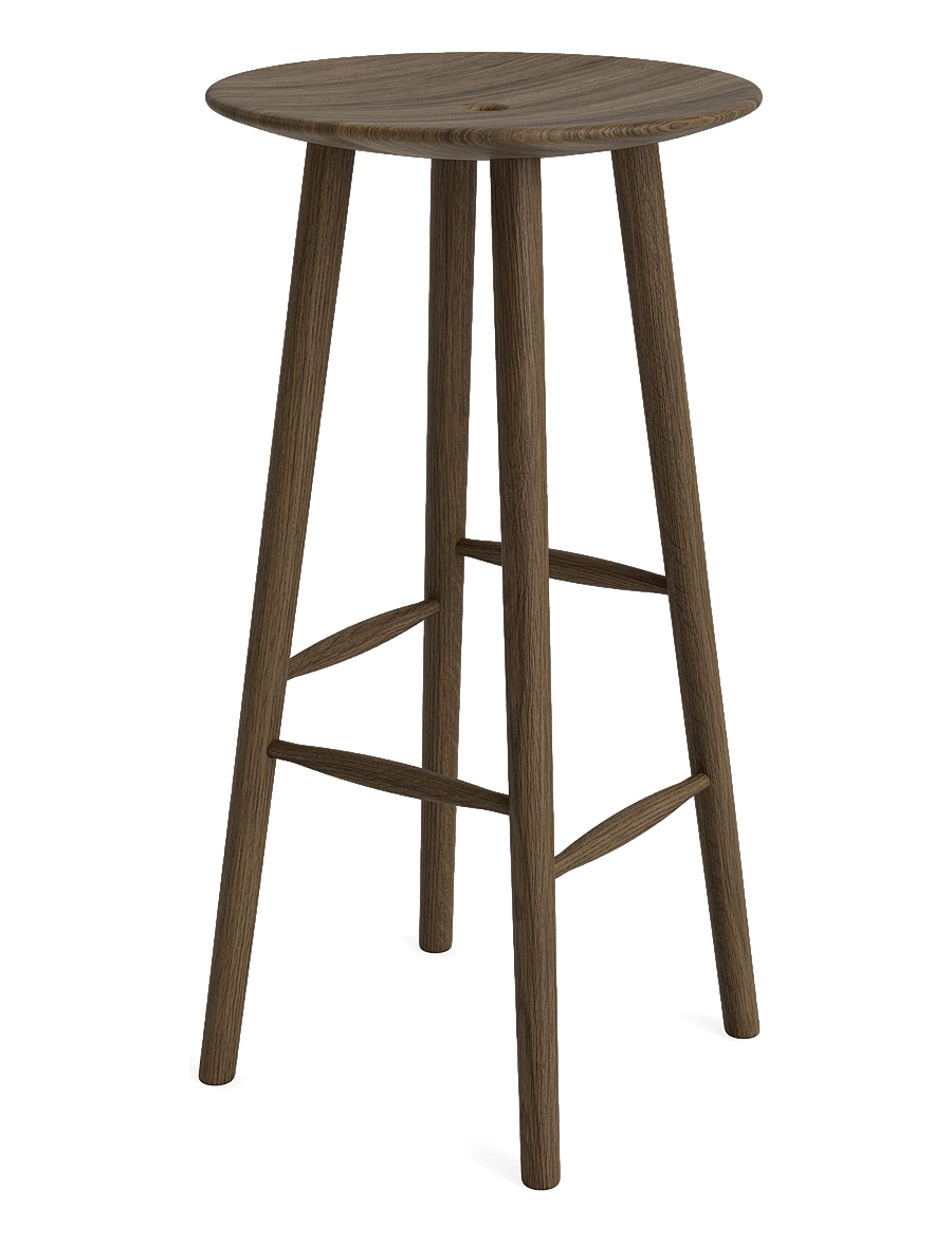Novoform - DI VOLO barstool 75cm - dark oak - smoked oak - 1