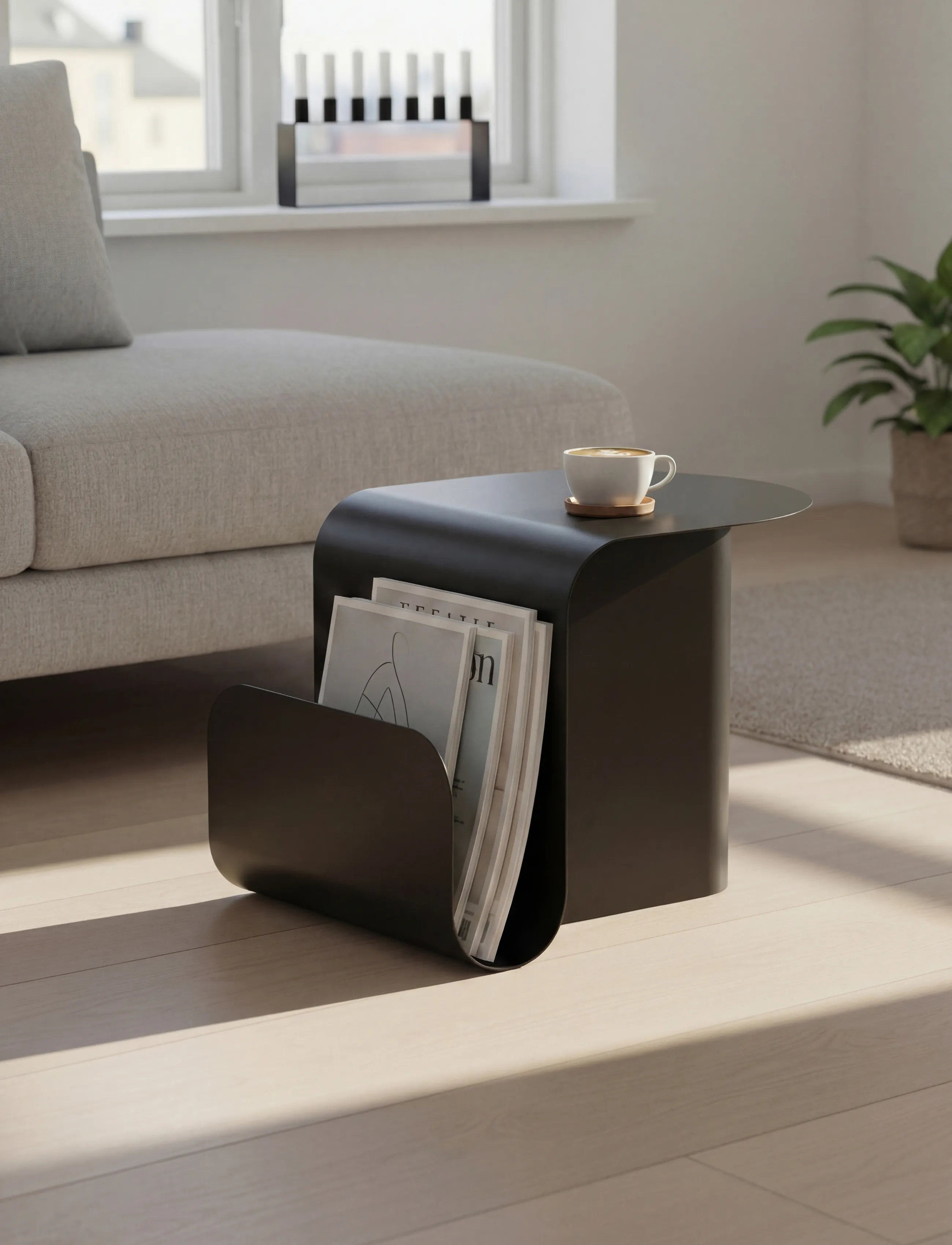 Novoform Yomu Magazine Table Black, One Size, Tables, Schwarz - Side Tables & Small Homeware