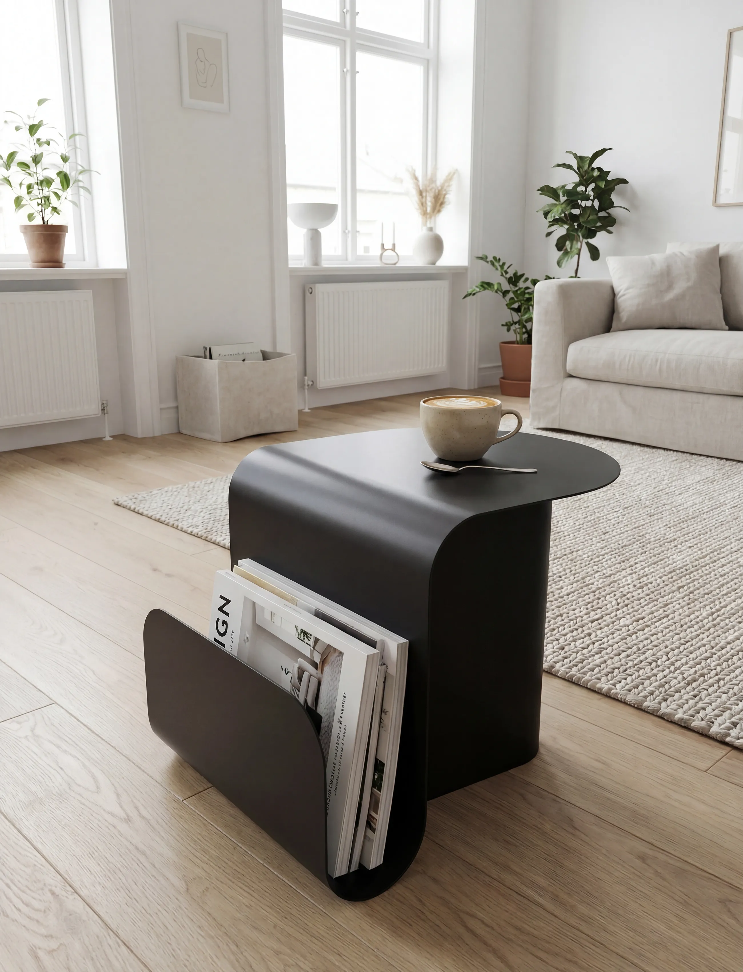 Novoform - YOMU magazine table - black - black - 2