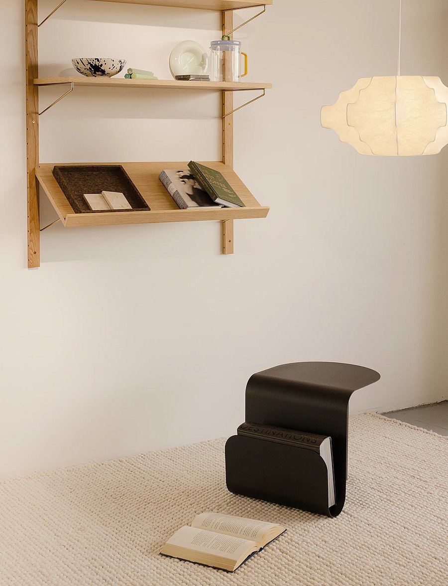 Novoform - YOMU magazine table - black - black - 3