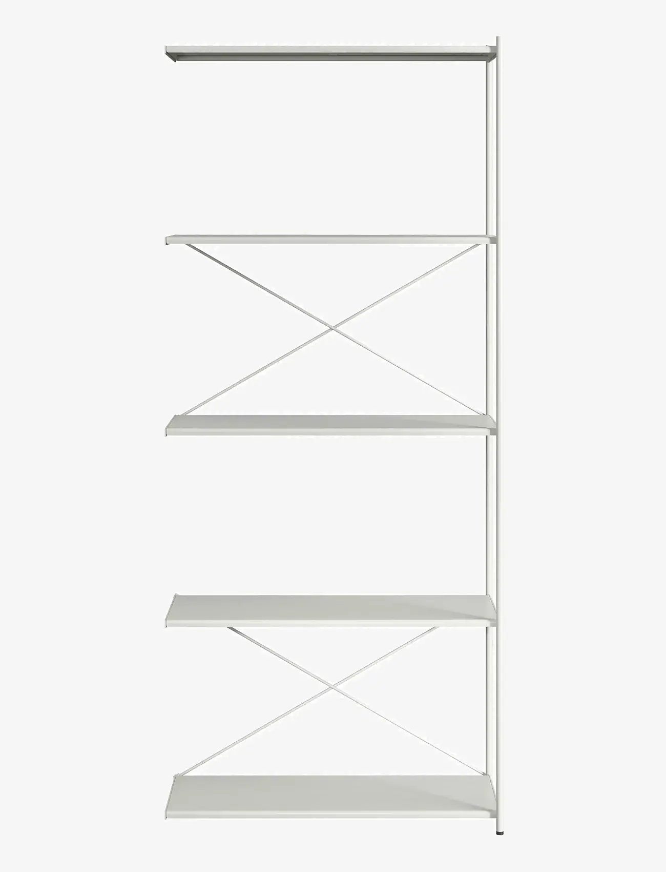 Novoform - Arturo 5-tier extension module - hylder - light grey - 2