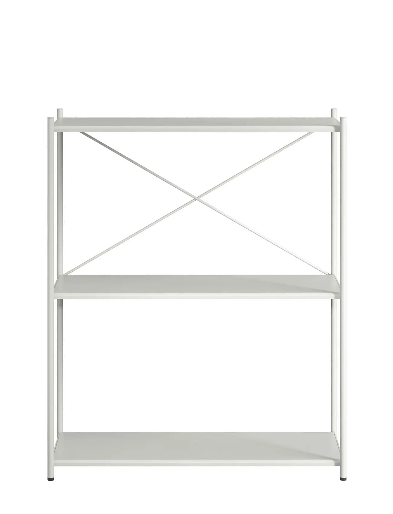 Novoform - Arturo 3-tier shelf module - hylder - light grey - 1