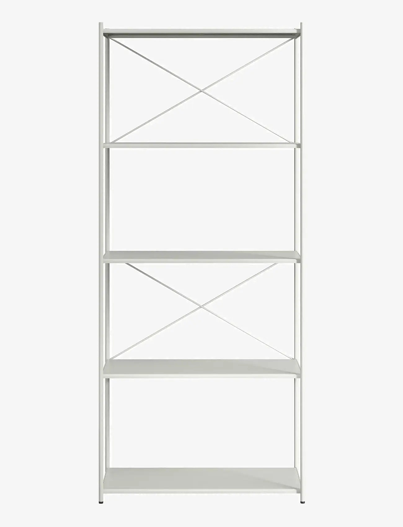 Novoform - Arturo 5-tier shelf module - geymsla og hillur - light grey - 2