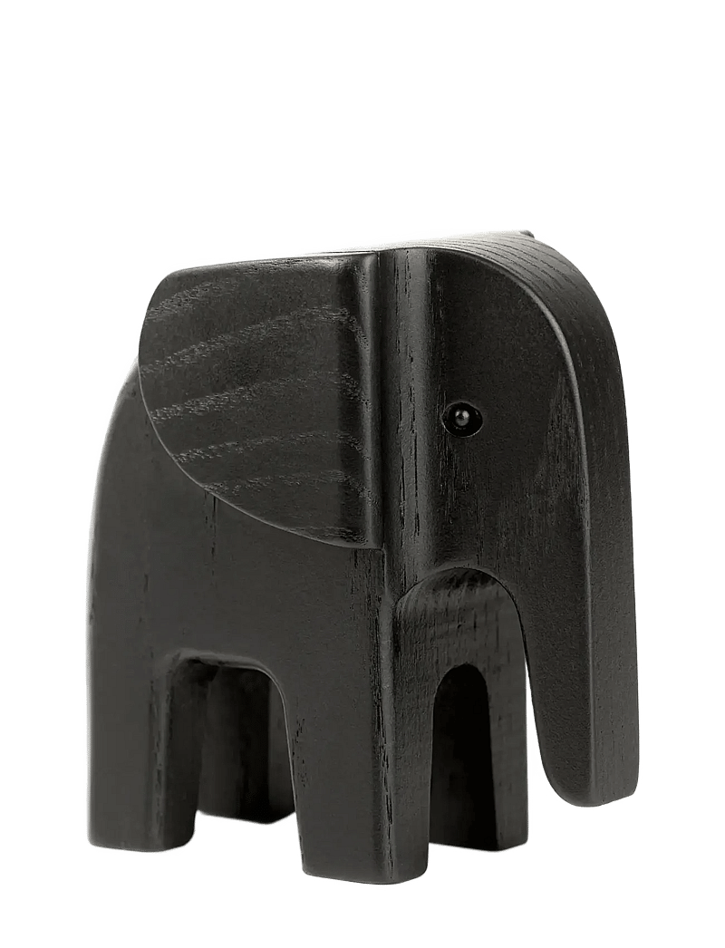 Novoform - Baby elephant - puidust kujud - black stained - 1